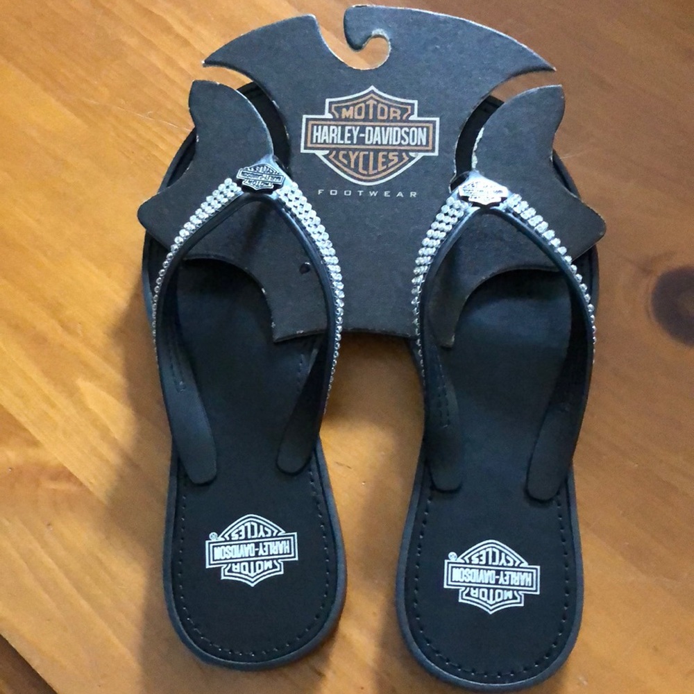 Harley Davidson flip-flops